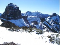 中霸观大小霸尖山雪景<br/> 摄影：林文智