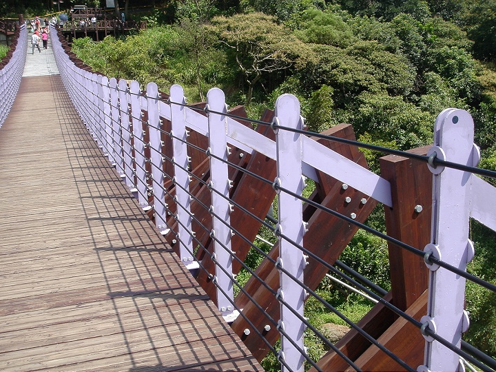 白石湖吊橋 攝影：陳美吟