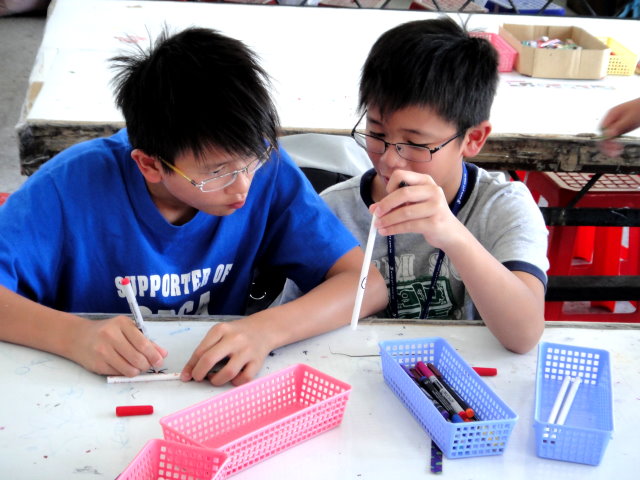 馆内DIY活动 摄影：玉兔鉛筆學校授權