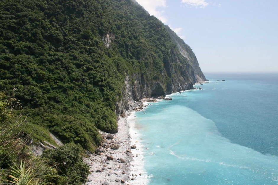 清水断崖与海岸天色 摄影：老山羊部落格