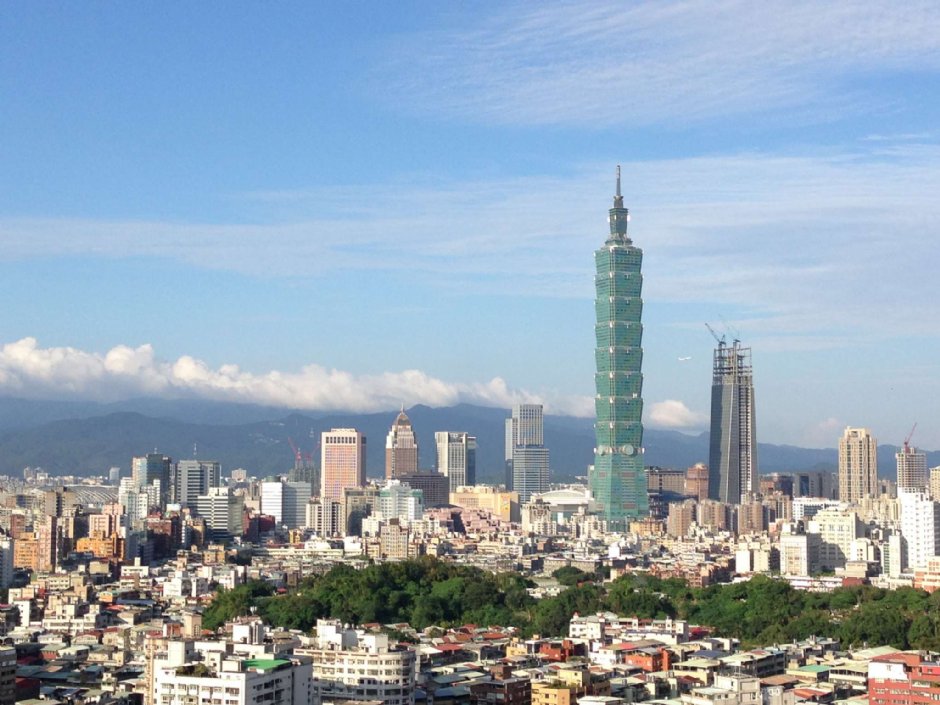 福州山公园可远眺台北101 摄影：陳皮梅