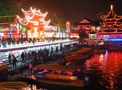 秦淮河風景區-秦准夜景