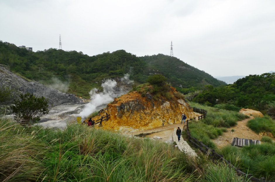 硫磺谷地热景观 摄影：Eva隨手拍