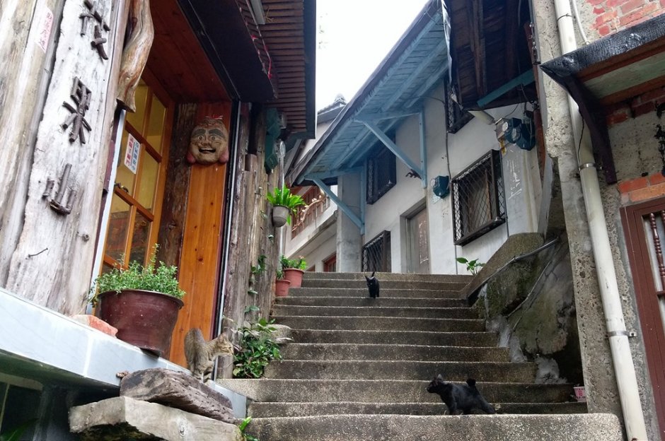 依山而建的金瓜石祈堂老街 / Eva隨手拍