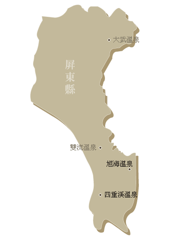 屏東溫泉地圖