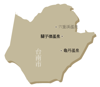 台南溫泉地圖