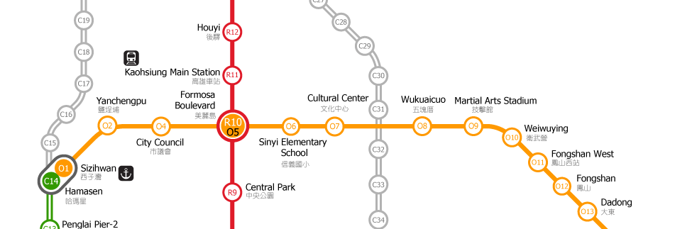 KMRT & Light Rail Map