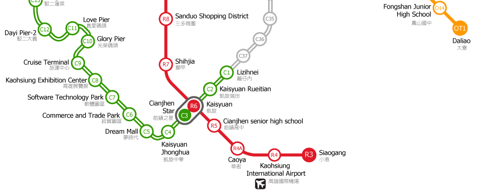 KMRT & Light Rail Map