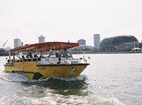 新加坡旅遊網新加坡非常溫馨之旅兩棲遊覽車新加坡鴨子旅遊
